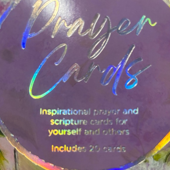 Purple Prayer Cards Set - Picture 1 of 5